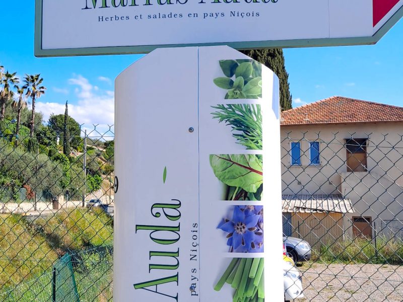 La société Marius Auda à Gattières, une entreprise pionnière des fleurs comestibles