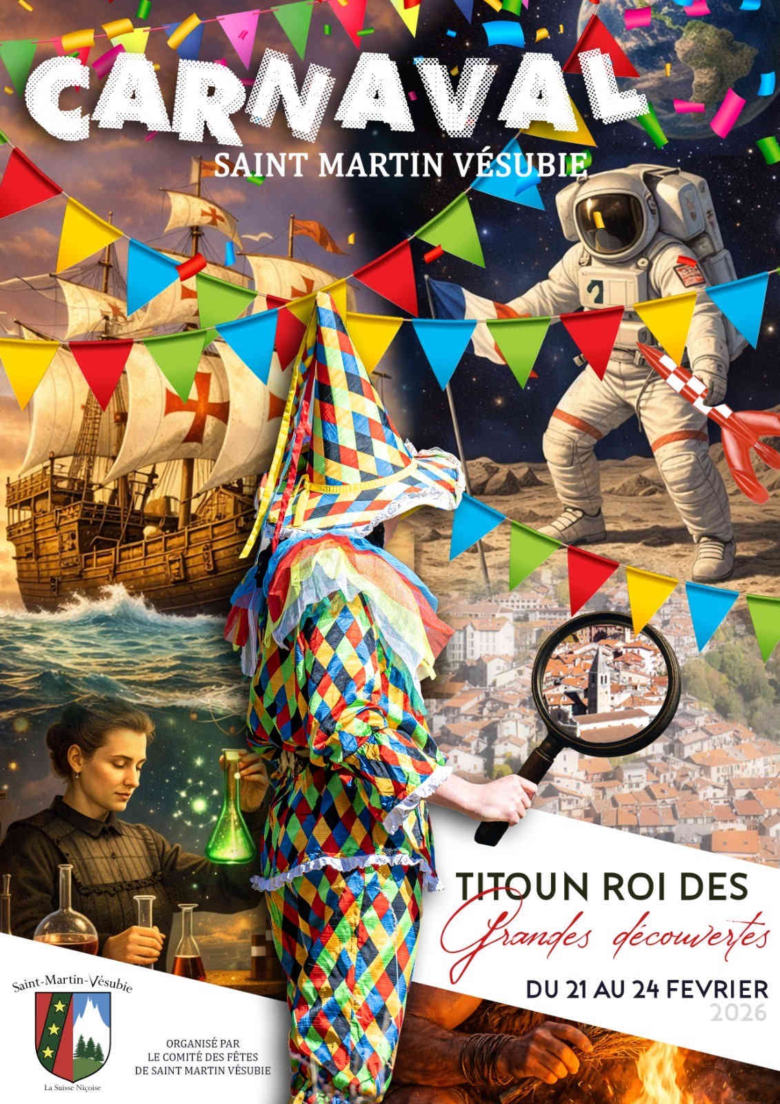 « Carnaval de Saint-Martin-Vésubie avec défilé costumé dans le village »