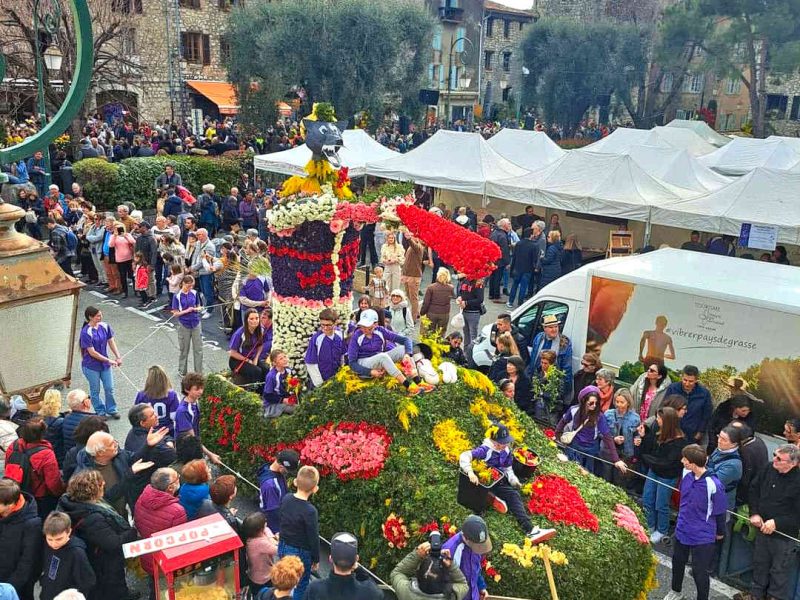 La Fête des violettes en mars à Tourrettes sur loup