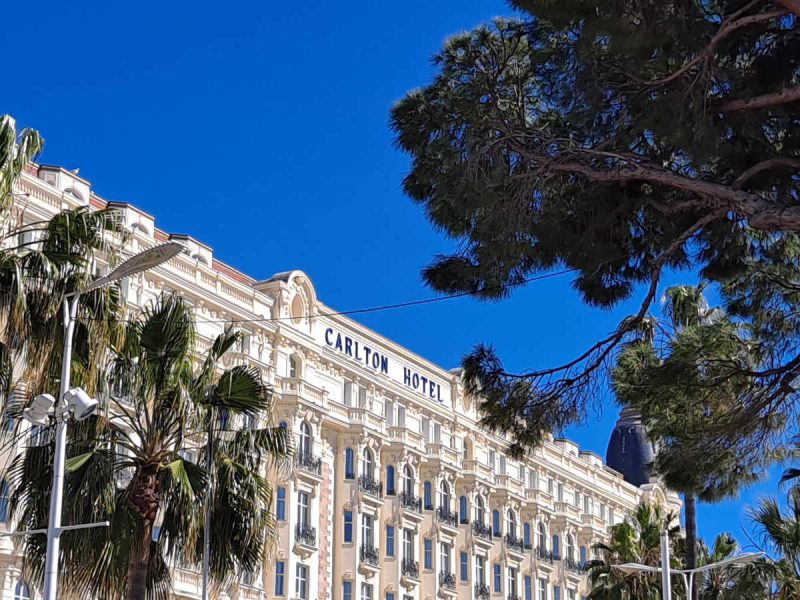 Cannes sous le soleil de la Côte d’Azur en hiver