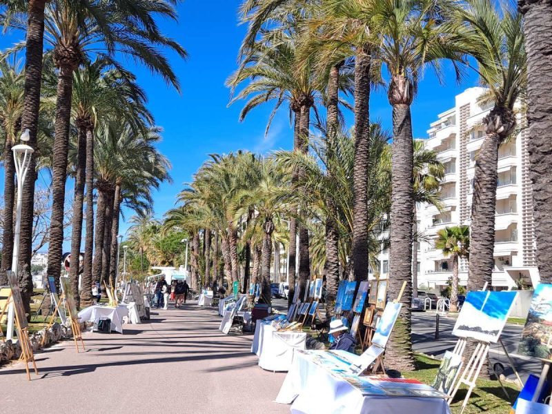 Cannes sous le soleil de la Côte d’Azur en hiver