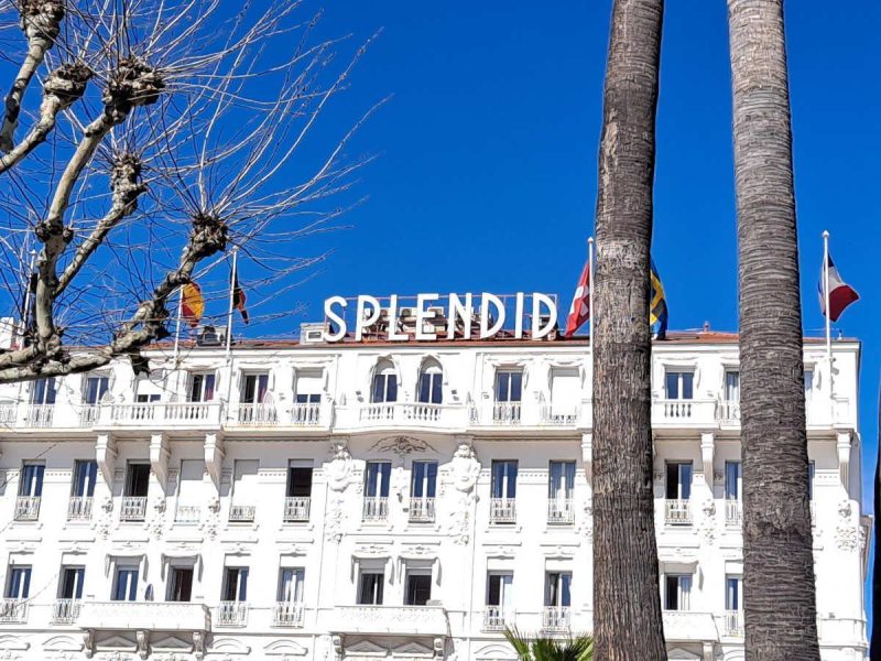 Cannes sous le soleil de la Côte d’Azur en hiver