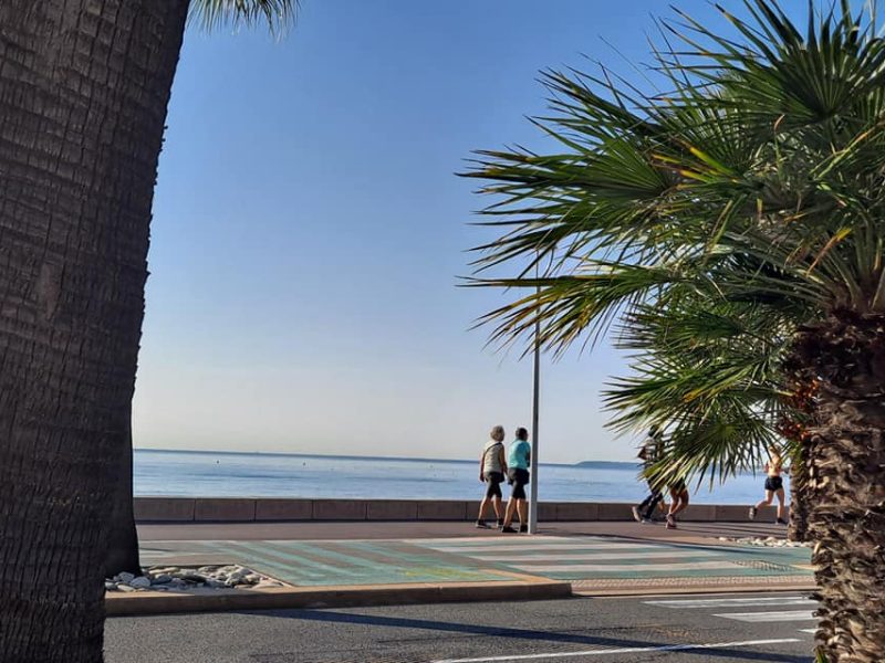 Balade en bord de mer à Cagnes sur Mer