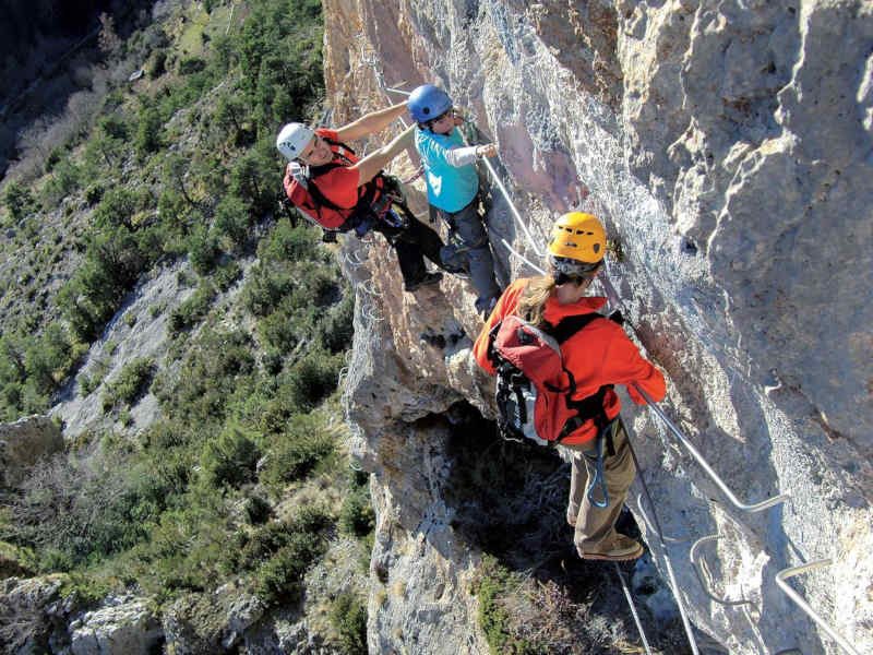 Via ferrata, à Roubion A 1h40 de nos gîtes