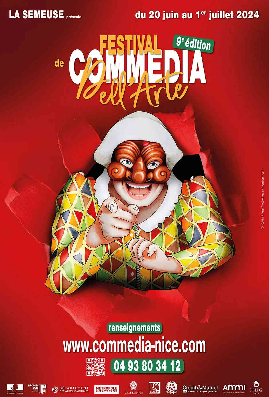 festival commedia dell arte nice theatre spectacles agenda cote d azur 2024