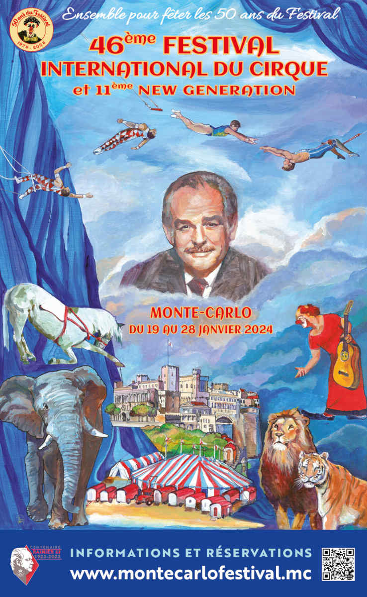 Activités manifestations fêtes et festivités 46ème Festival International du cirque de Monte-Carlo