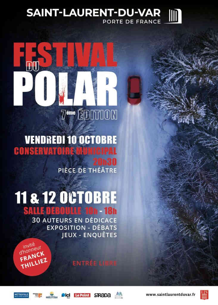 festival polar st laurent du var livres sorties culturelles agenda cote dazur 2025