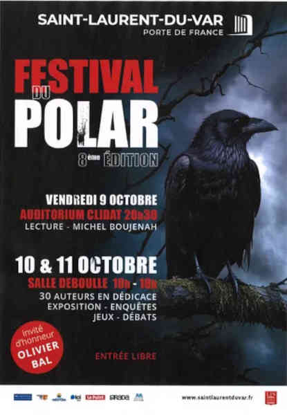 Festival du Polar 2026 à Saint-Laurent-du-Var – sorties et événements Côte d’Azur