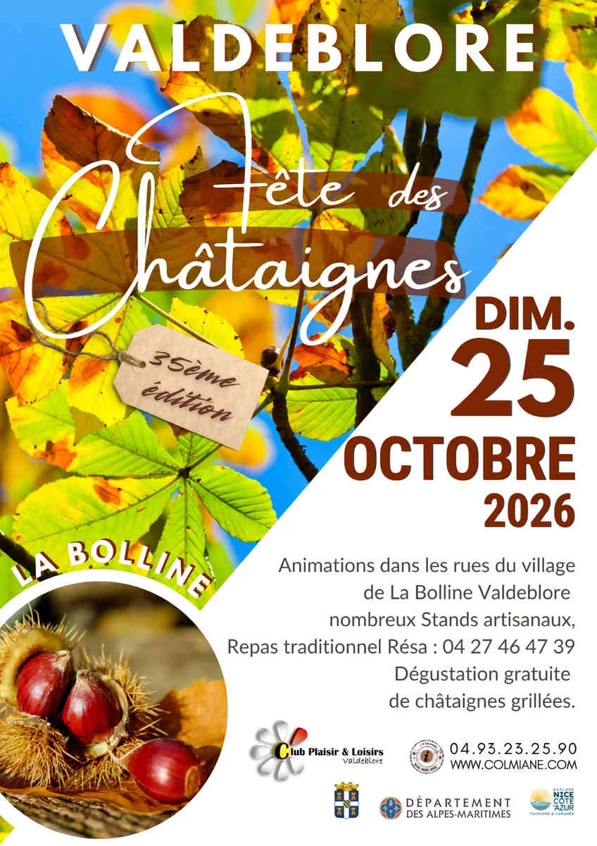 Fête de la Châtaigne à Valdeblore – fête traditionnelle dans les Alpes-Maritimes