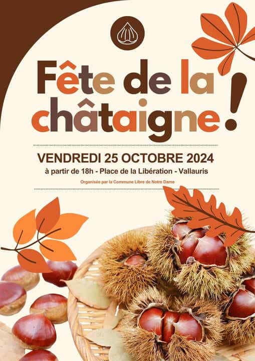 fete chataigne vallauris repas convivialite fete famille agenda cote dazur