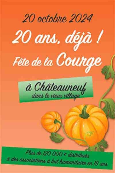 fete courge chateauneuf produits terroir marche traditions idees sorties famille agenda 06 2024