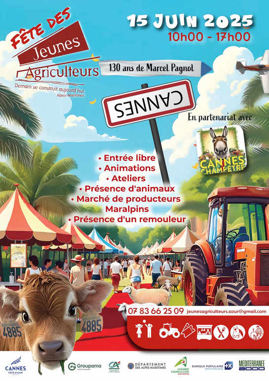 fete jeunes agriculteurs cannes marché fete producteurs locauxagenda 06 2025