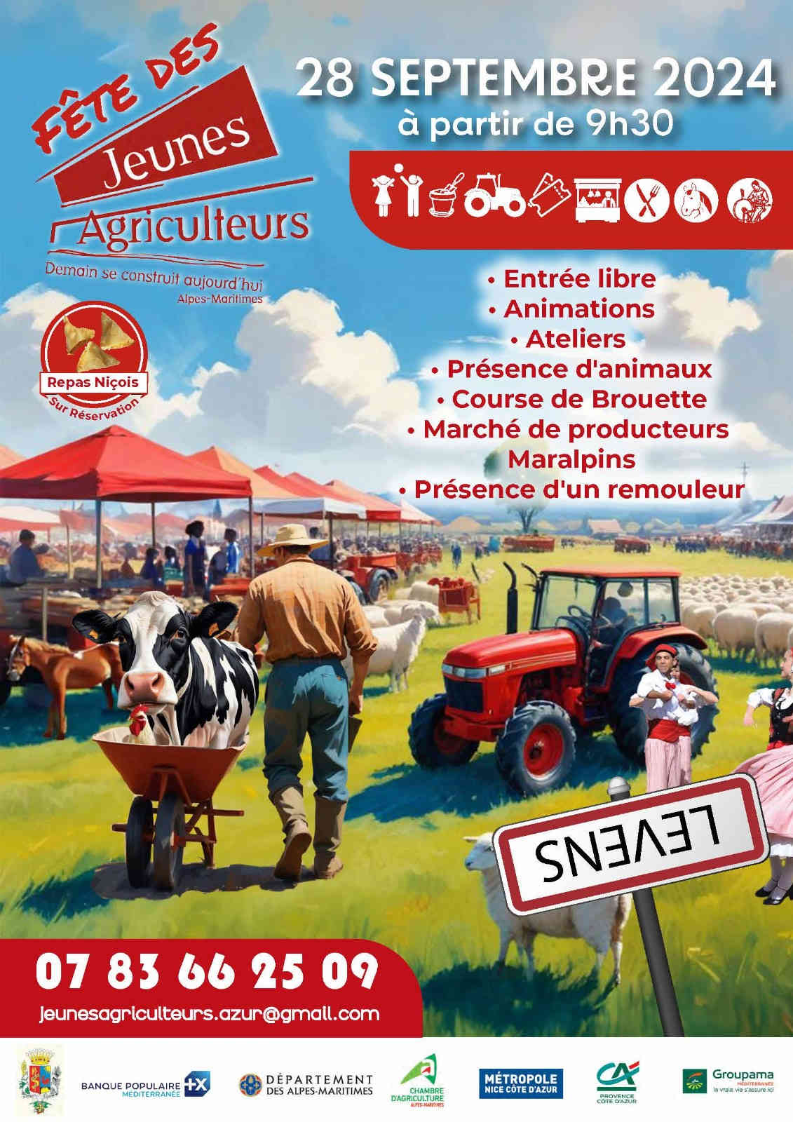 fete jeunes agriculteurs levens marché fete producteurs locaux agenda 06