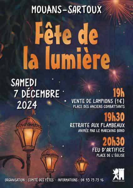 fete lumiere mouans sartoux feu artifice evenement alpes maritimes 06 2024