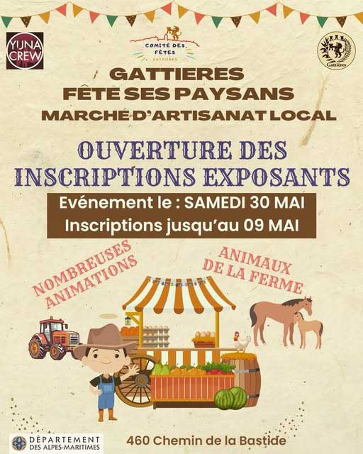 fete des paysans de gattieres, idées de sorties en famille sur la cote d'azur
