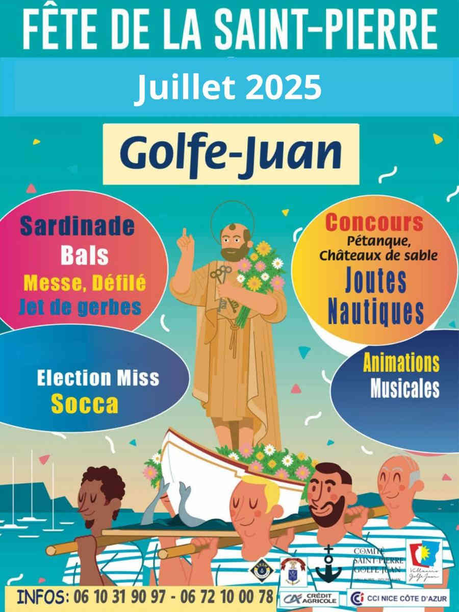 fete st pierre golfe juan festivites traditions manifestations cote d azur agenda 2025
