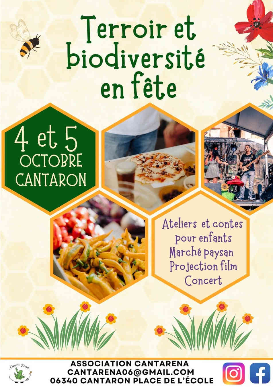 fete terroir biodiversite cantaron idées sorties famille loisirs agenda alpes maritimes 2025