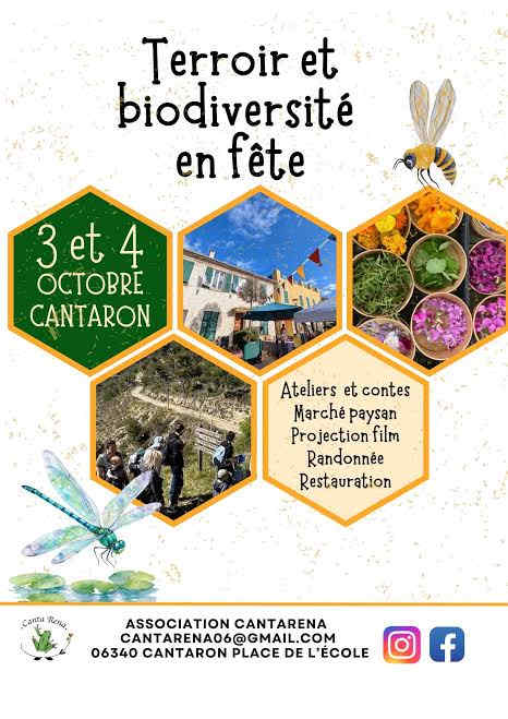 **Balise ALT :** `Fête de la biodiversité et du terroir de Cantaron – producteurs locaux, produits du terroir et animations autour de la nature`