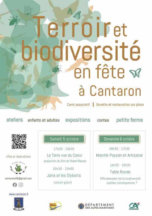 fete terroir biodiversite cantaron idées sorties famille loisirs agenda alpes maritimes