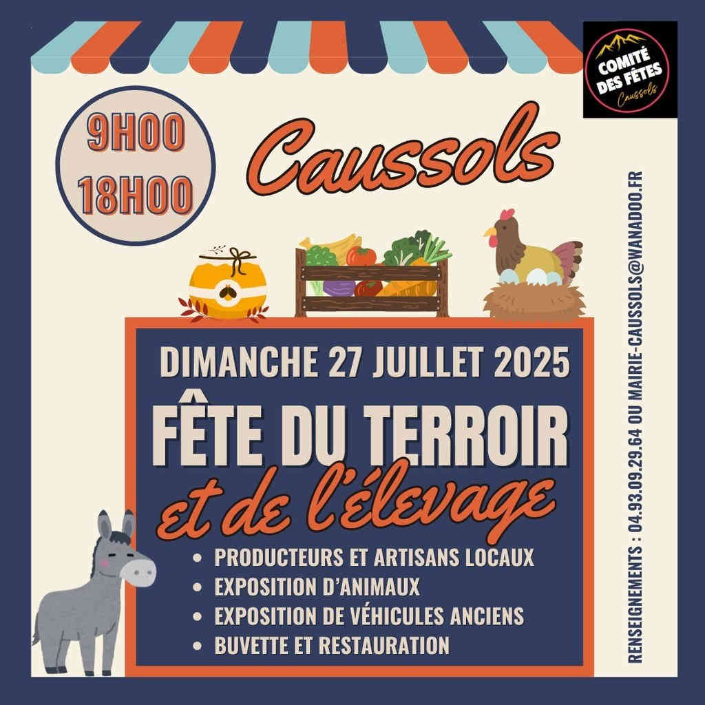 fete terroir elevage caussols sorties loisirs famille agenda 06 2025