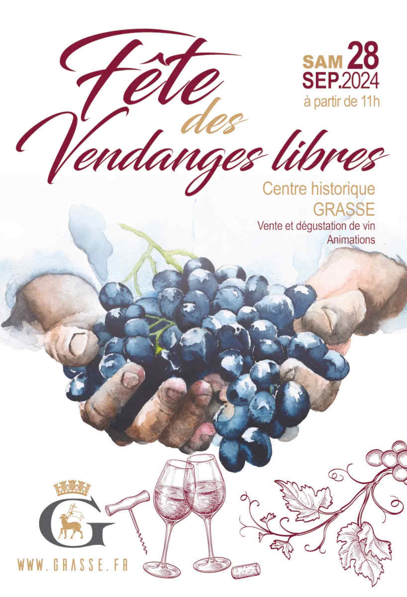 fete vendanges libres grasse patrimoine traditions agenda 06 paca 2024