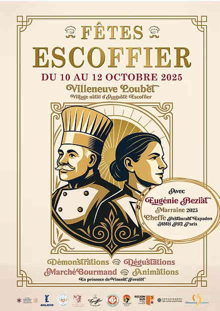 fetes escoffier gastronomie patrimoine idées sorties alpes maritimes agenda 2025