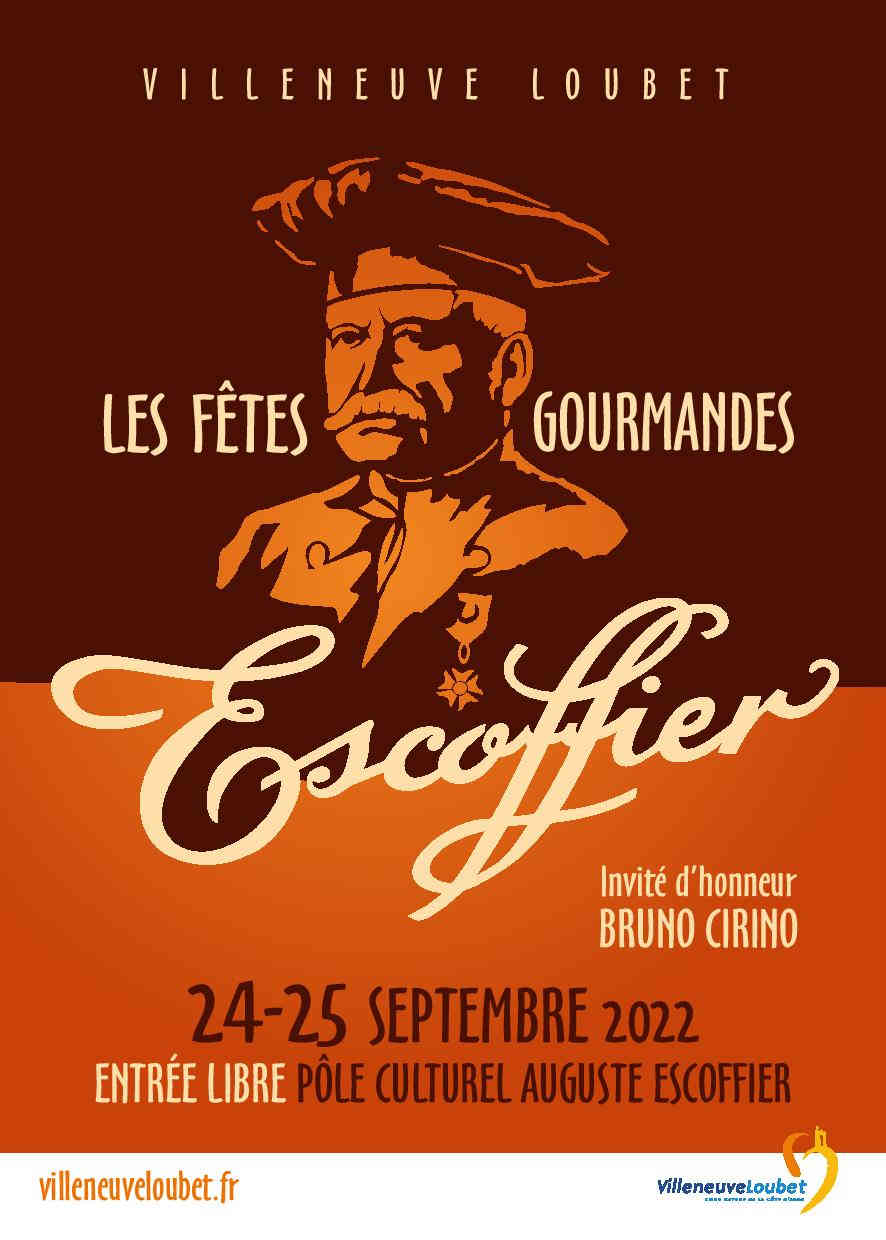 fetes gourmandes escoffier villeneuve loubet marché gatronomie agenda 06
