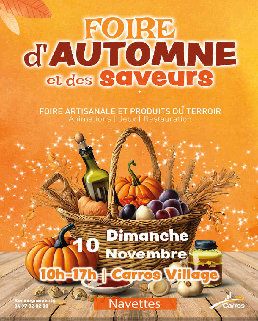 foire couleurs saveurs terroir marche produits locaux producteurs agenda cote d azur 2024 carros