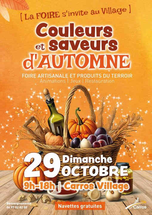 Activités et fêtes Foire "couleurs & saveurs d'automne"