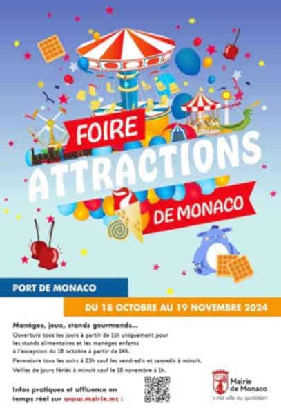 foire monaco luna park agenda evenements fetes festivites cote d azur 2024