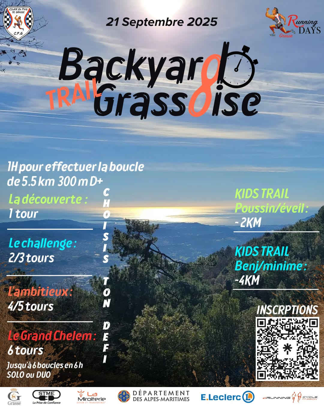grasse running days manifestation sportive agenda cote d azur 06 2025