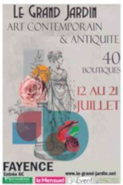 jardin antiquaires fayence juillet salon expositions evenements agenda 83 2025