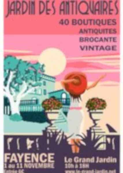 jardin antiquaires fayence novembre salon expositions evenements agenda 83 2024