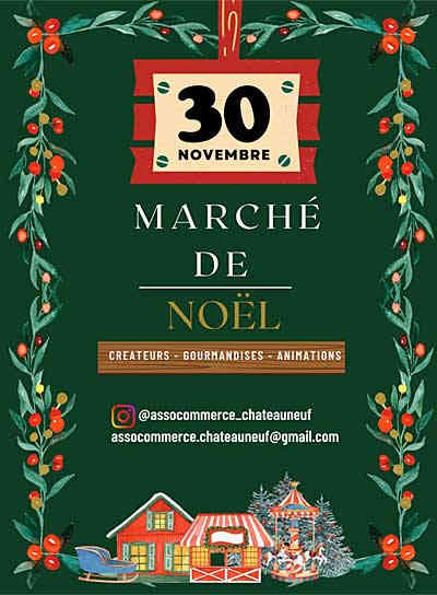 marche avent noel chateauneuf grasse animations evenements famille agenda 06 2025