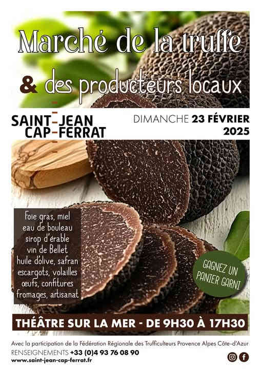 marche truffe st jean cap ferrat gastronomie producteurs agrenda alpes maritimes