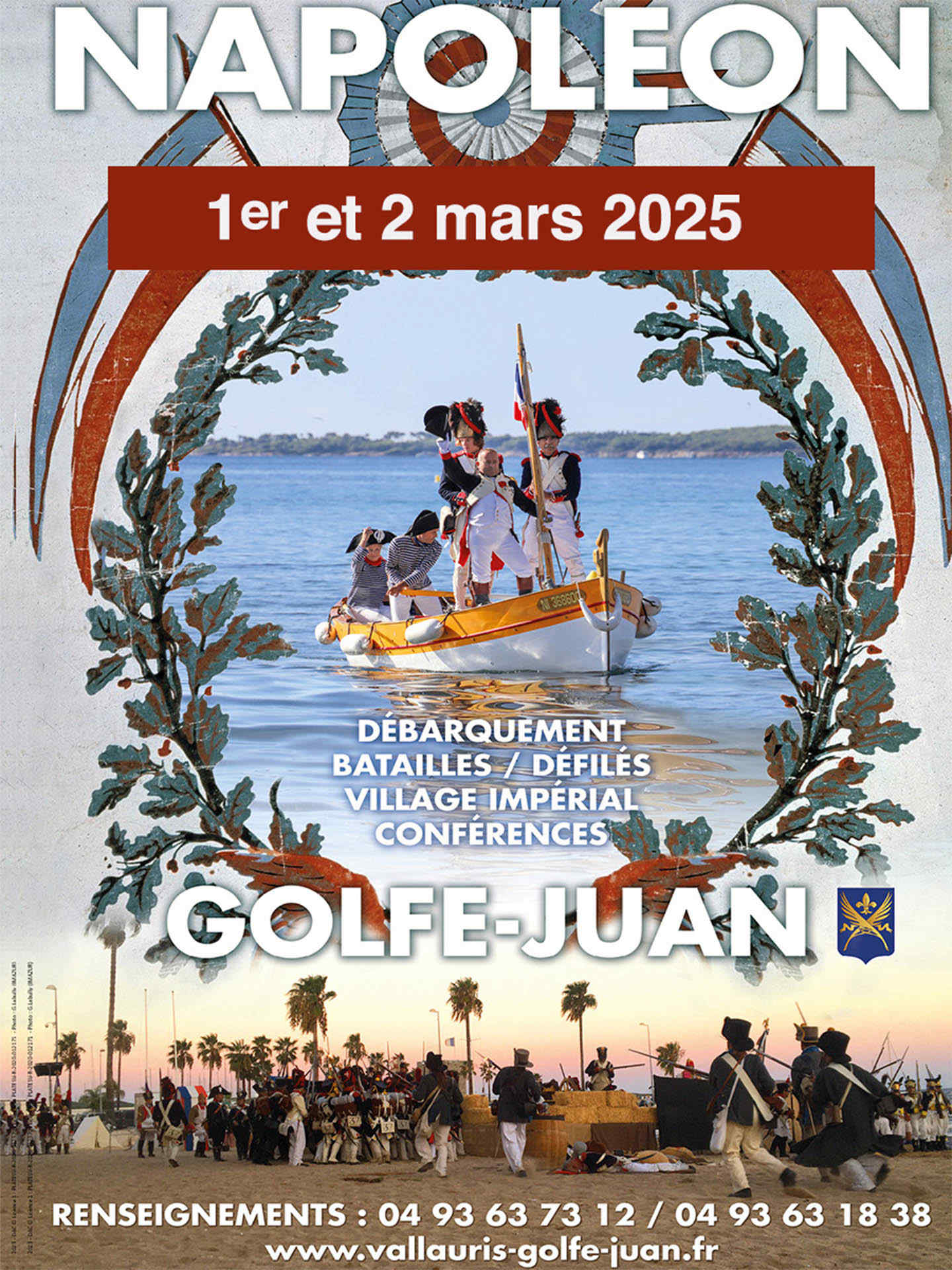 napoleon golfe juan agenda cote d azur 2025