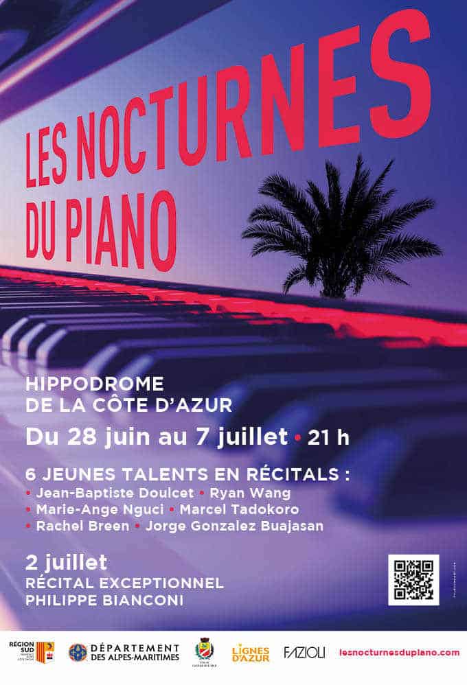 nocturnes piano cagnes festival concerts spectacle agenda cote d azur 2024