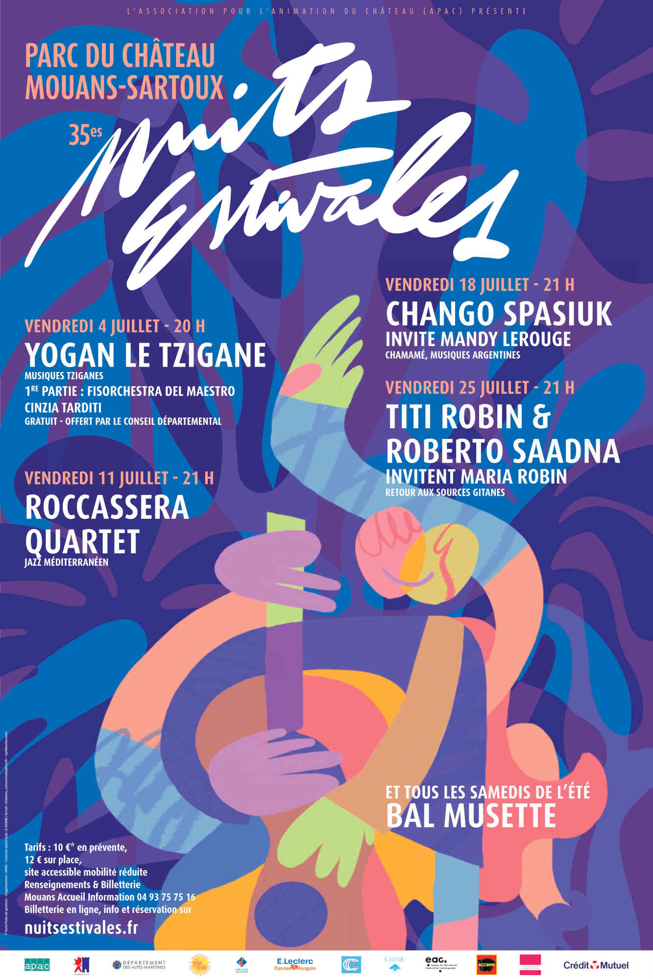 nuits estivales mouans sartoux spectacles concerts idées sorties agenda 06 2025