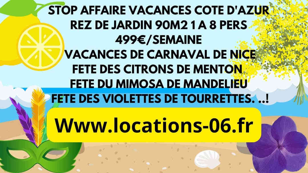 offres promotions locations vacances fevrier hiver cote d azur gites maisons villas 2025