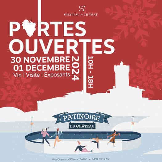 portes ouvertes chateau cremat nice sortie famille patinoire agenda 06