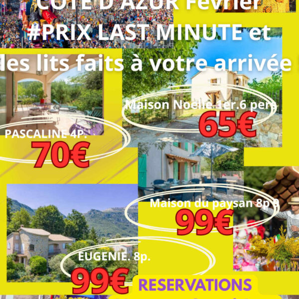 Locations de Vacances Côte d’Azur 4**** – Carnaval des Prix