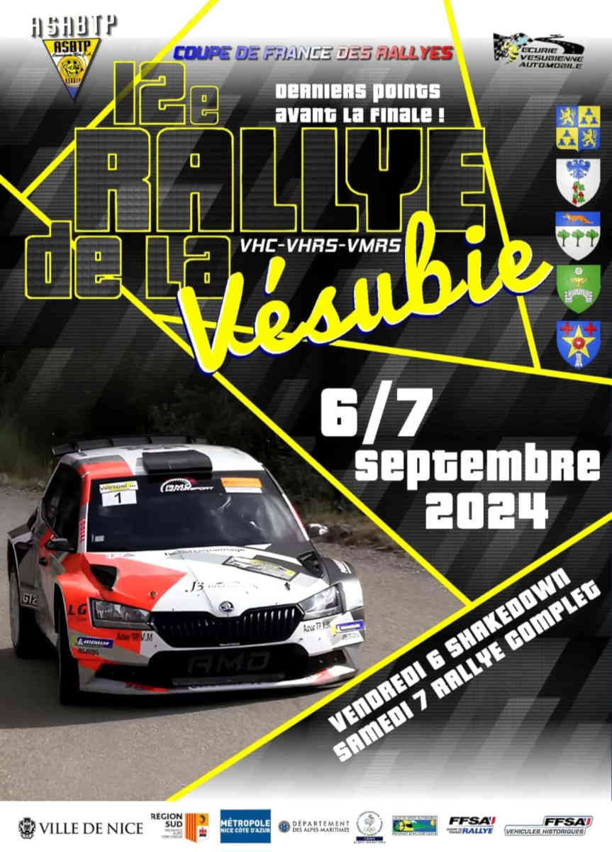 rallye vesubie championnat france evenements sports agenda 06 2024