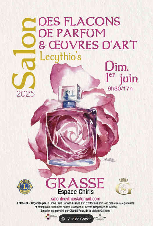 salon flacons parfums oeuvres arts exposition grasse idéées sorties agenda alpes maritimes 2025