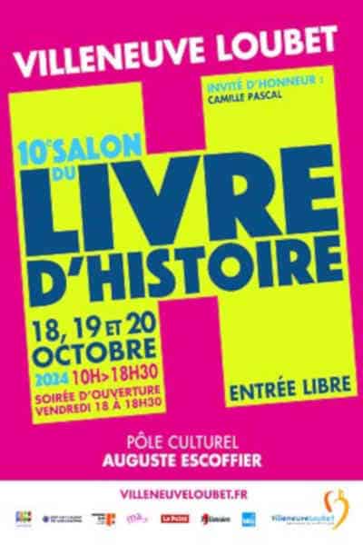 salon livre histoire villeneuve loubet sortie culture agenda cote dazur 2024