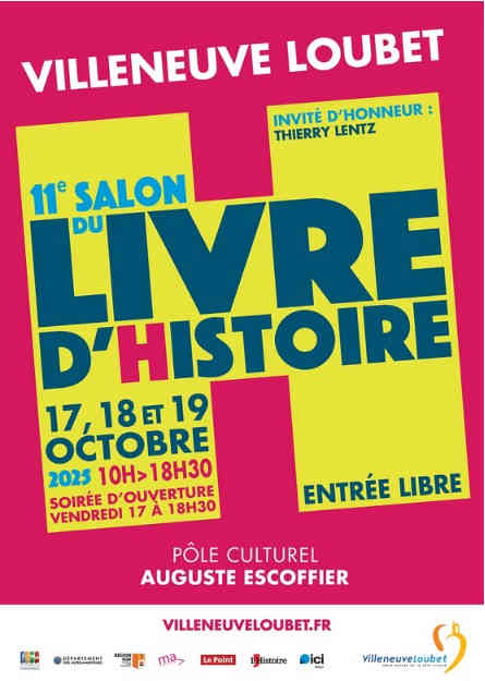 salon livre histoire villeneuve loubet sortie culture agenda cote dazur 2025