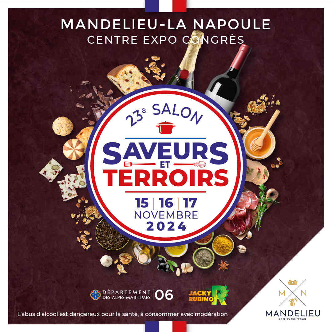 salon saveurs terroirs mandelieu agenda manifestations evenements alpes maritimes 2024