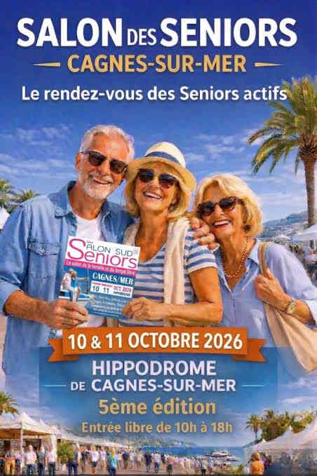 Salon Sud Seniors à Cagnes-sur-Mer – salon dédié aux seniors dans les Alpes-Maritimes