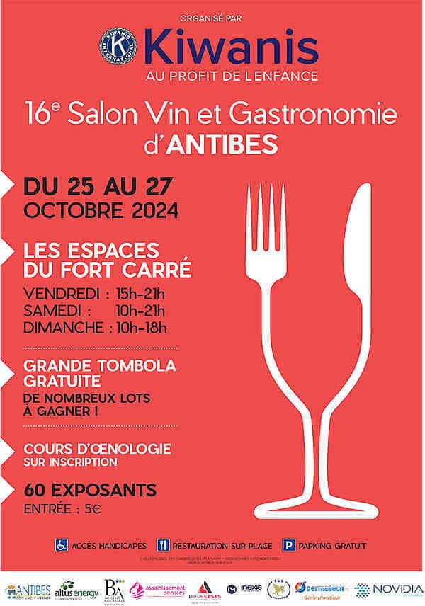 salon vin gastronomie antibes evenements manifestations agenda 06 2024