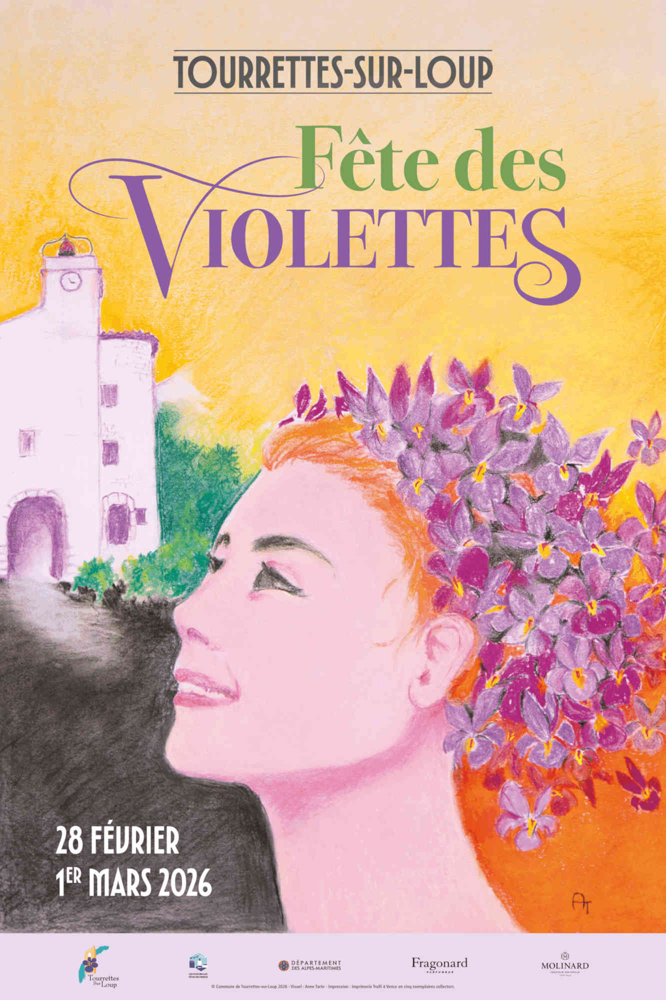 fete des violettes de tourrettes sur loup, corso, bataille de fleurs, marchés provençal, cote d'azur